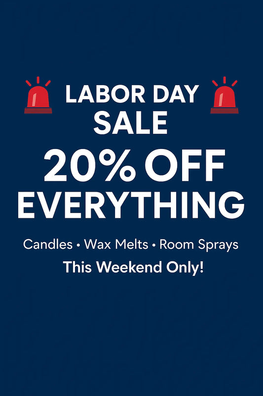 20% Off Everything Labor Day Sale! 6Nine8 Candles&Things