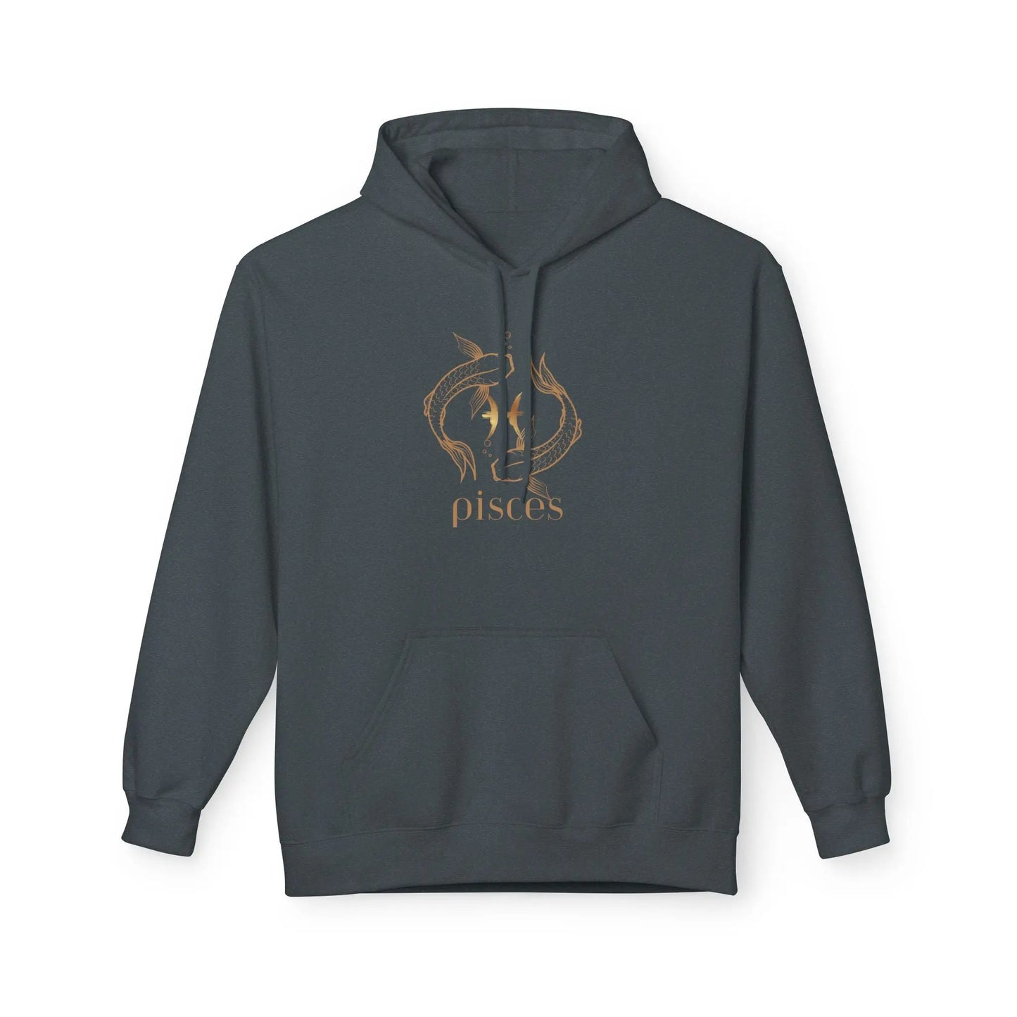 Intuitive by Nature — Rose Gold Zodiac Fish Sweatshirt Printify