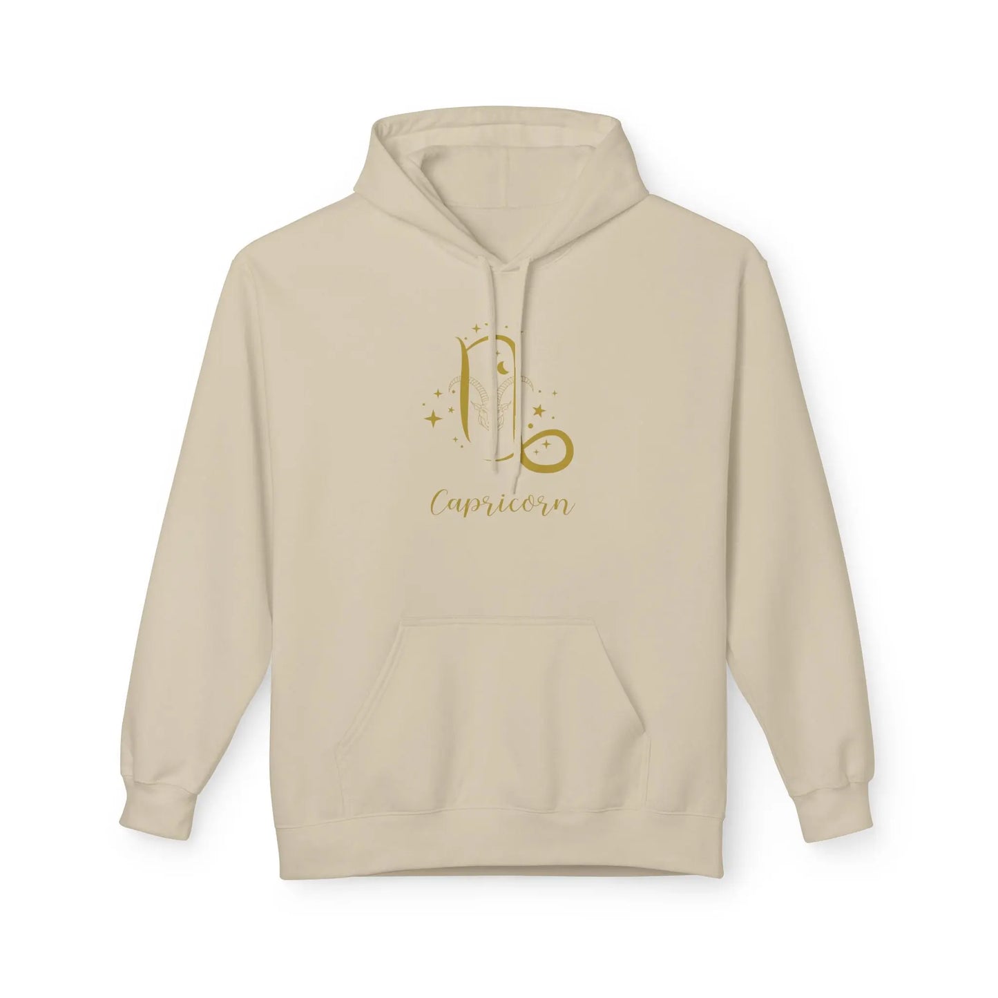 “The Goat Mentality” — Gold Minimal Astrology Hoodie Printify