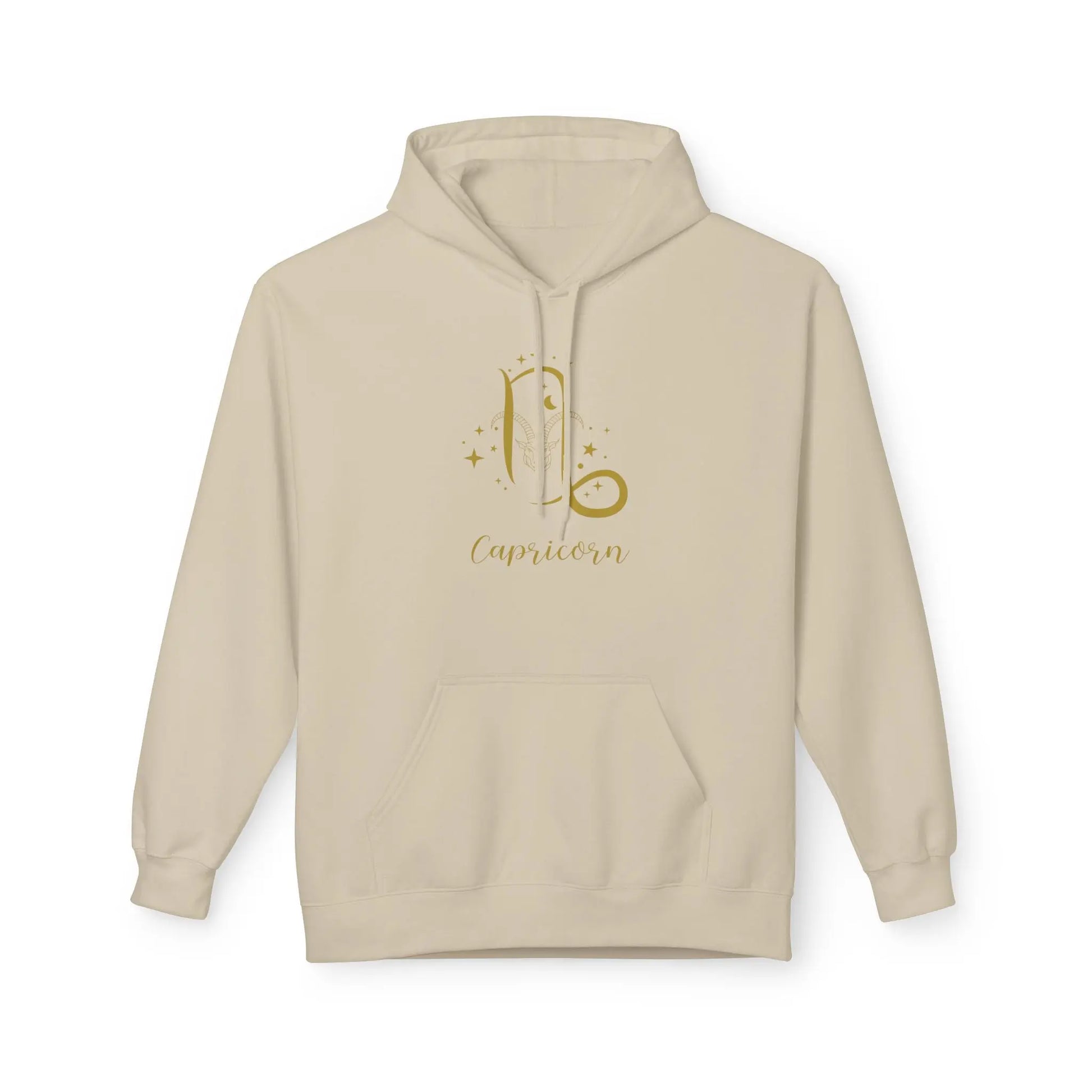 “The Goat Mentality” — Gold Minimal Astrology Hoodie Printify