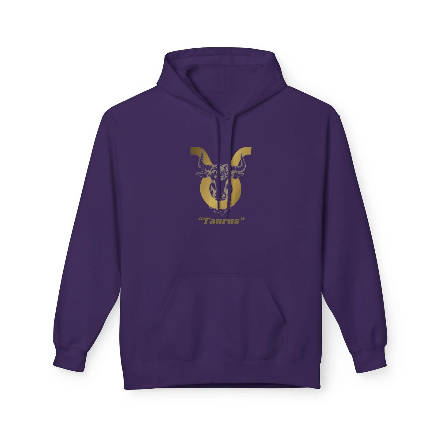 Taurus Season: Unbothered & Rooted— Gold Bull Astrology Pullover Printify