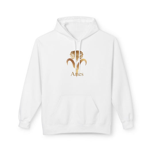 Aries Don’t Chase. We Lead. — Gold Floral Ram