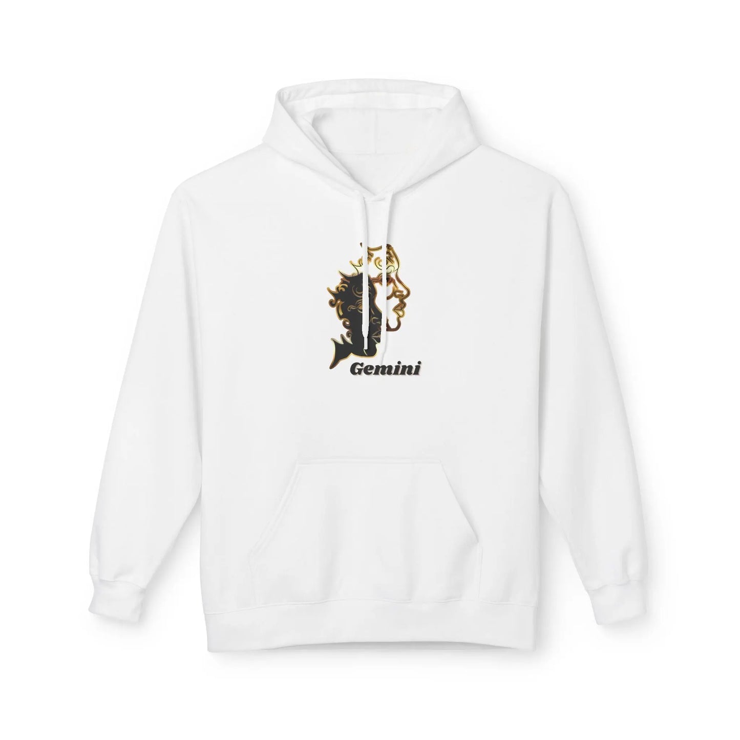 Gemini — Two Sides, One Icon — Twin Faces Astrology Graphic Sweatshirt Printify