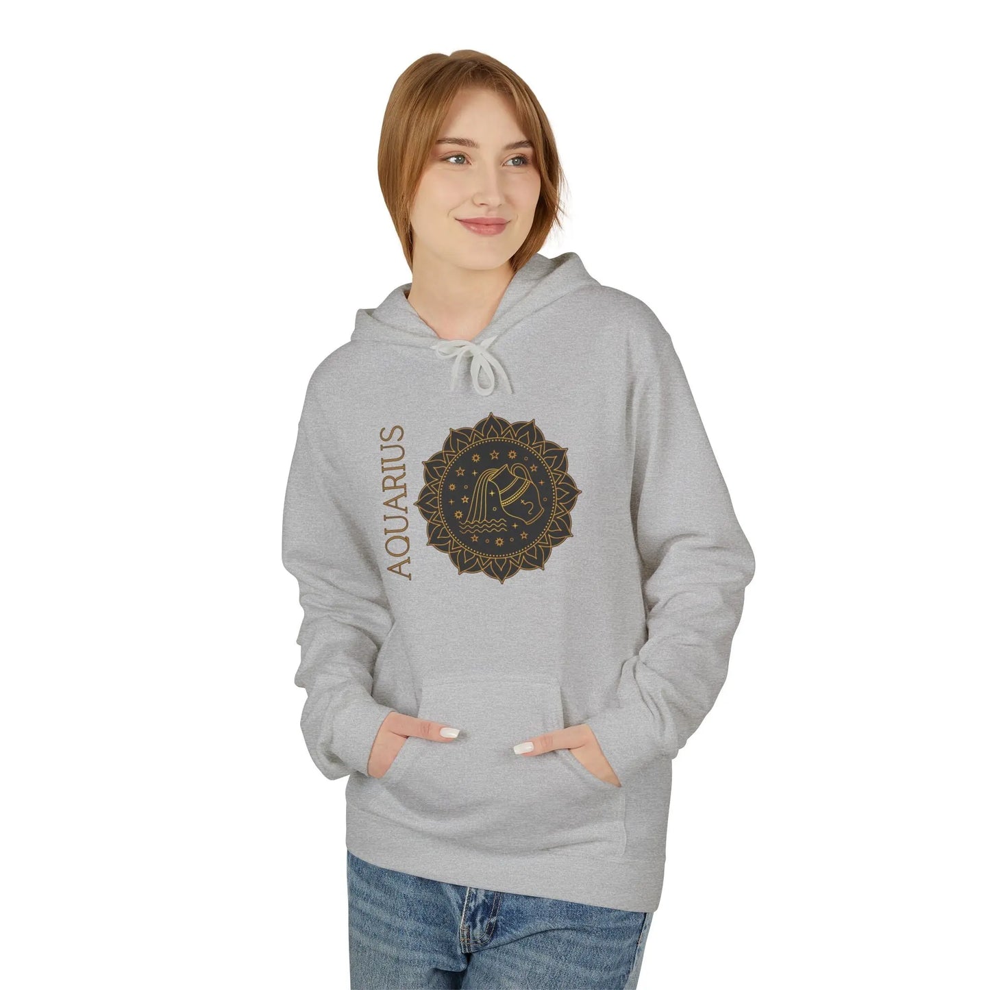 “Built Different” — Floral Mandala Astrology Hoodie Printify