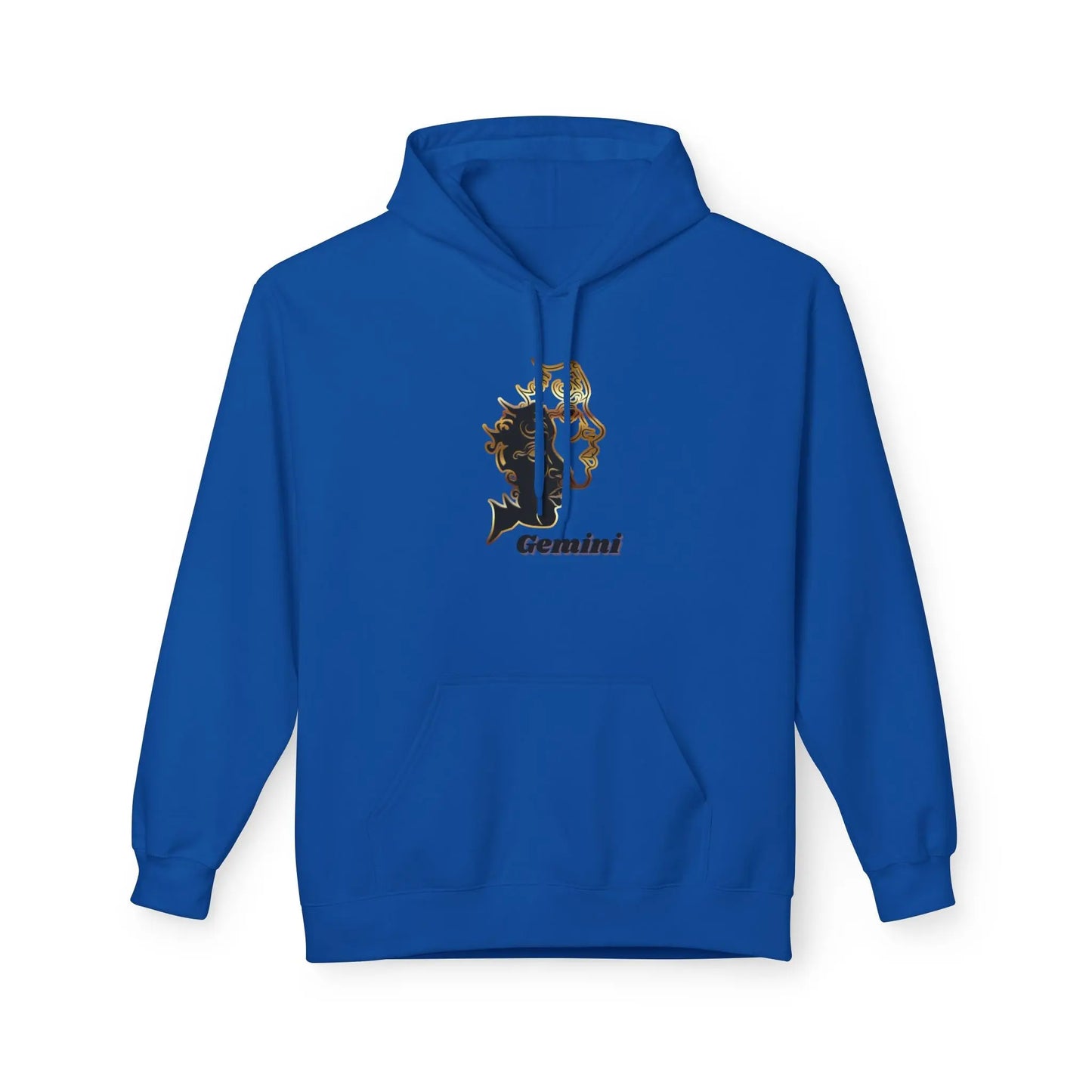 Gemini — Two Sides, One Icon — Twin Faces Astrology Graphic Sweatshirt Printify
