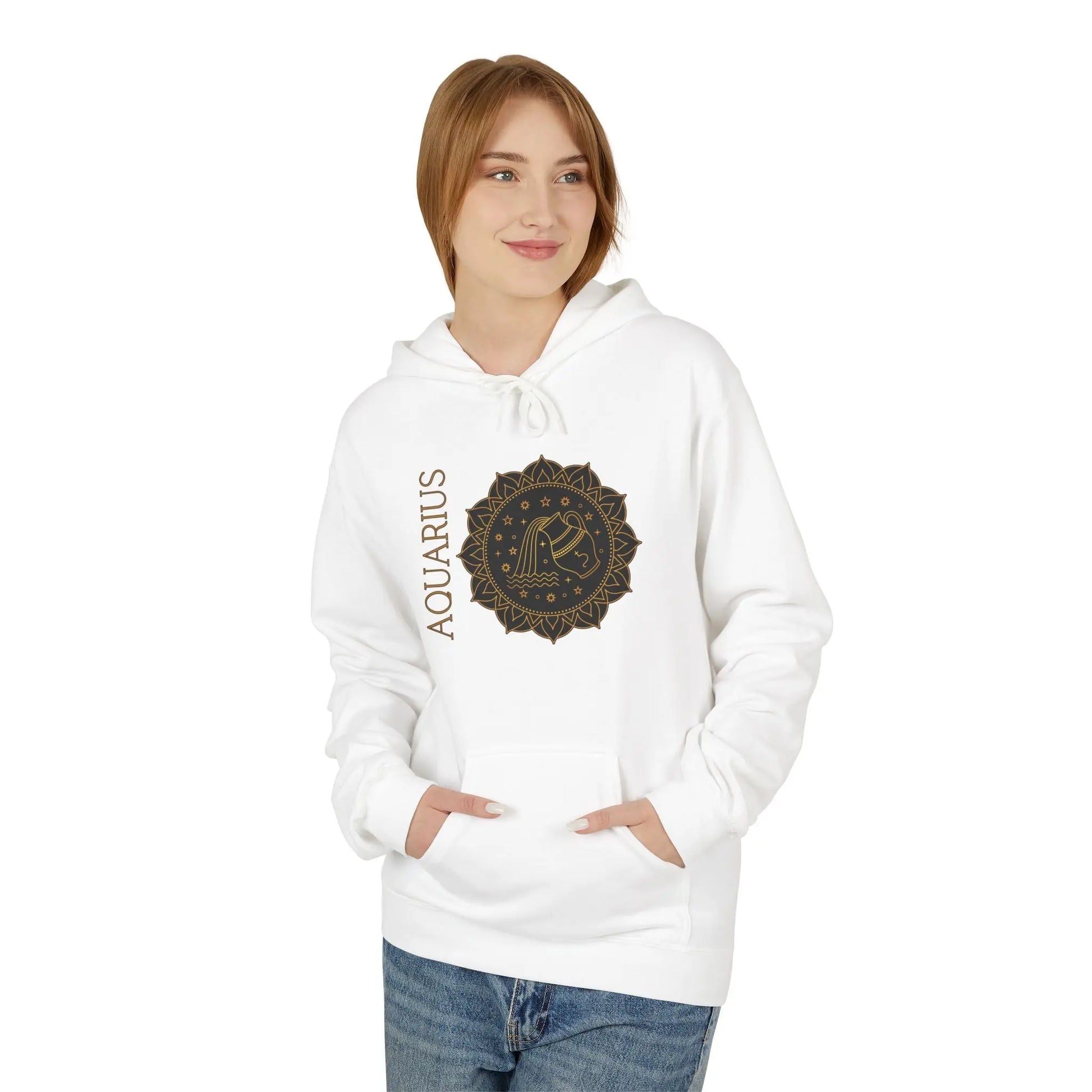 “Built Different” — Floral Mandala Astrology Hoodie Printify