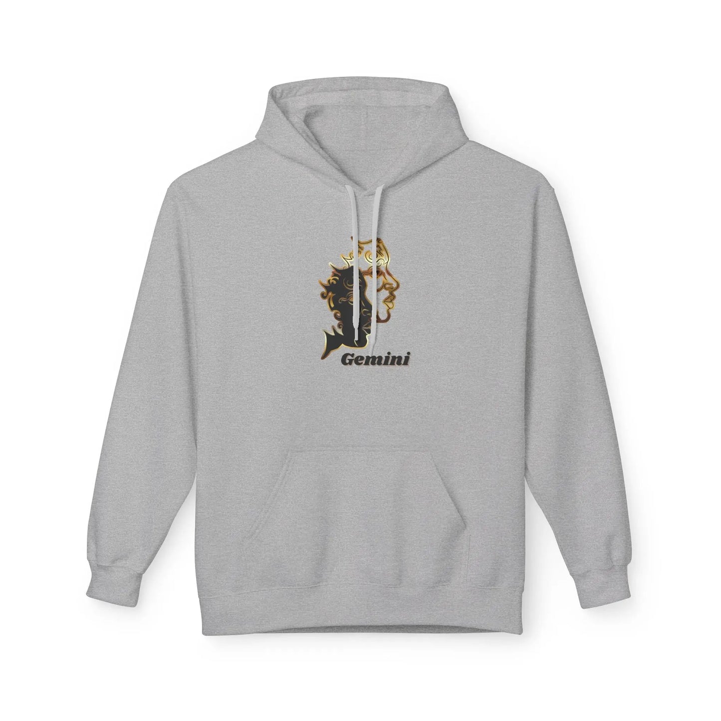 Gemini — Two Sides, One Icon — Twin Faces Astrology Graphic Sweatshirt Printify