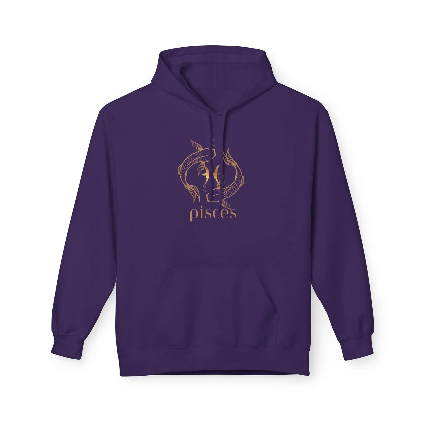 Intuitive by Nature — Rose Gold Zodiac Fish Sweatshirt Printify