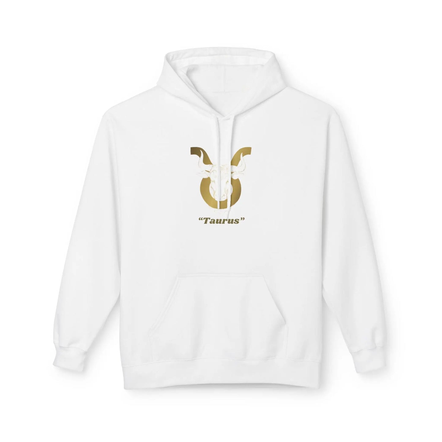 Taurus Season: Unbothered & Rooted— Gold Bull Astrology Pullover Printify