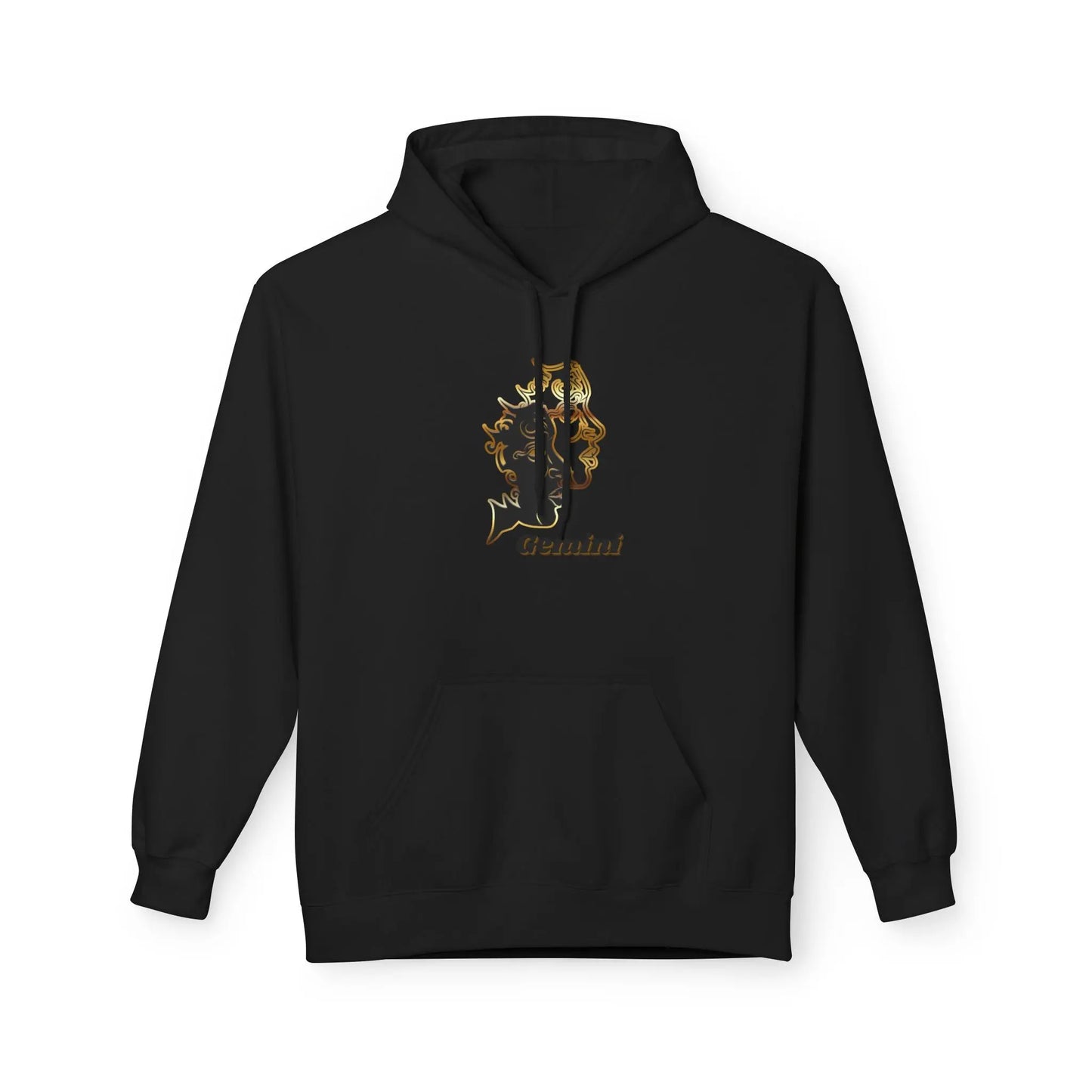 Gemini — Two Sides, One Icon — Twin Faces Astrology Graphic Sweatshirt Printify