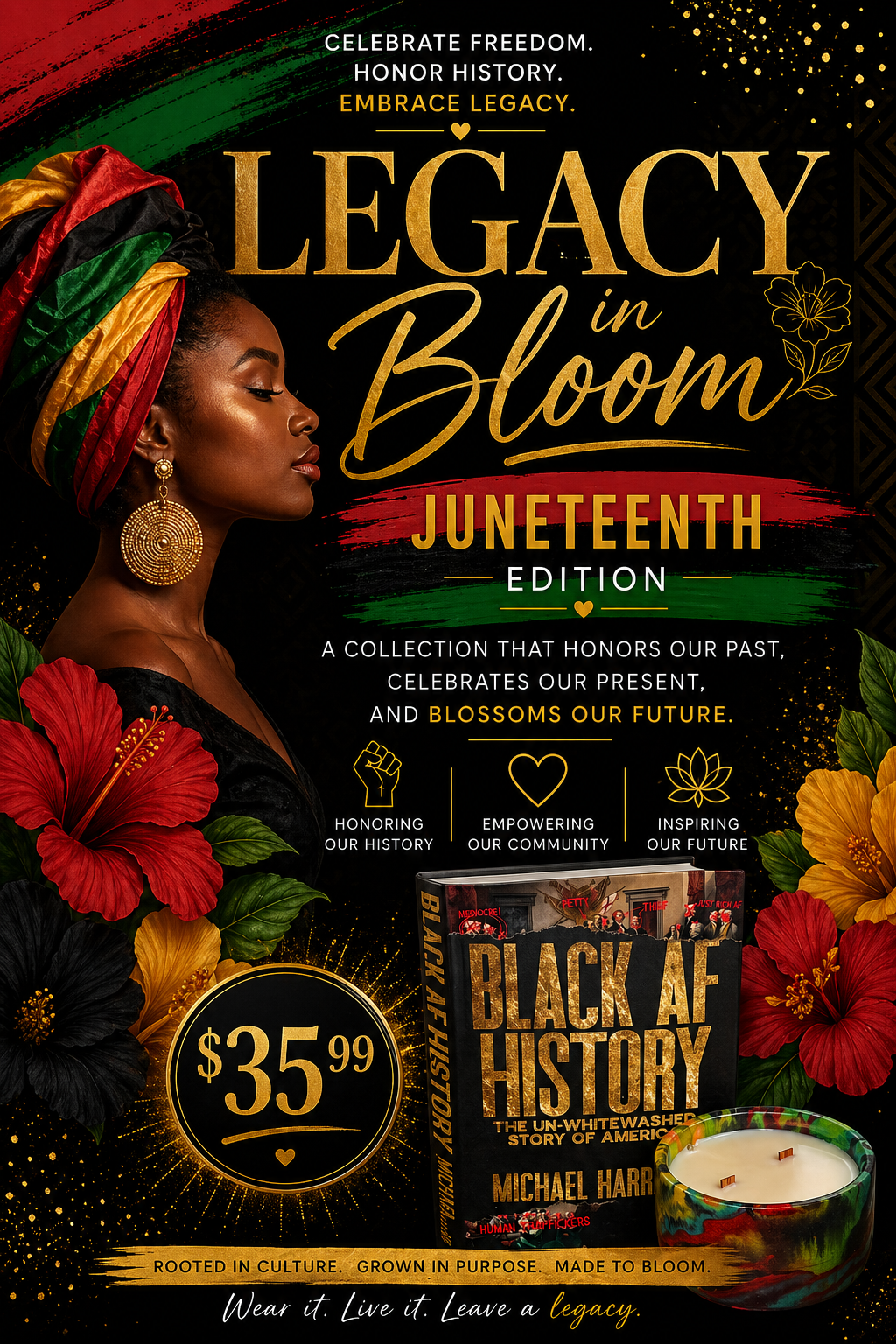 Legacy In Bloom 6Nine8 Candles&Things